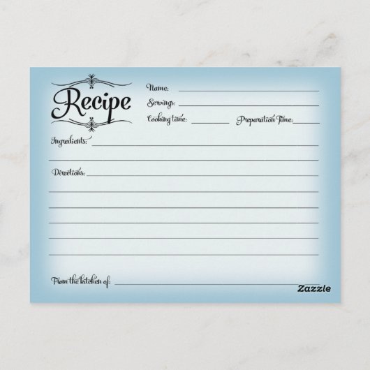 Carte Postale Fête des mariées Recette Desserts Scrolls Rétro (Dos)