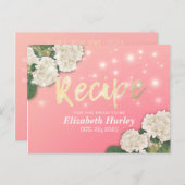 Carte Postale Fête des mariées Recette Hydrangea Floral String L (Devant / Derrière)