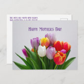 Carte postale Fête des mères (Devant / Derrière)