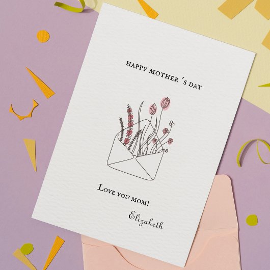 Carte Postale Fête des mères