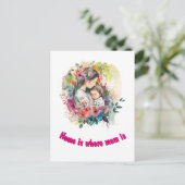 Carte Postale Fête des mères (Debout devant)