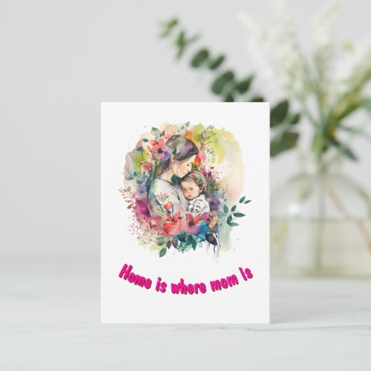 Carte Postale Fête des mères (Debout devant)