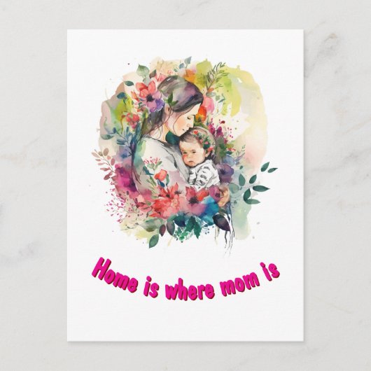 Carte Postale Fête des mères (Devant)