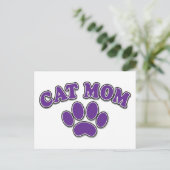 Carte Postale Fête des mères Chat maman (Debout devant)