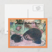 Carte Postale Fête des mères de Hérisson (Devant / Derrière)