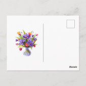 Carte Postale Fête des mères fleurs sauvages (Dos)