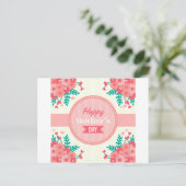 Carte Postale fête des mères florale (Debout devant)