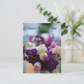 Carte postale Fête des mères florales (Debout devant)