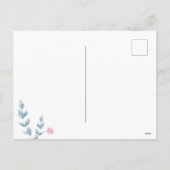 Carte postale Fête des Mères Géométrique Florale (Dos)