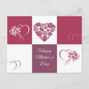 Carte Postale Fête des mères heureuses