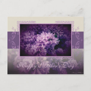 Carte Postale Fête des mères Lilac
