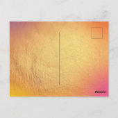 Carte Postale Fête des mères minimaliste simple moderne Rose Vio (Dos)