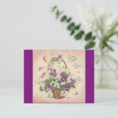 Carte Postale Fête des Mères Vintage pour Femme (Debout devant)