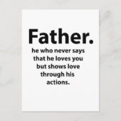 Carte Postale Fête des pères (Devant)