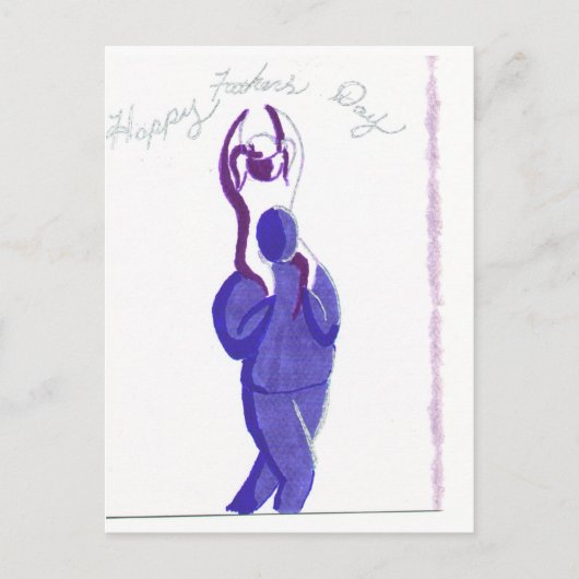 Carte Postale Fête des Pères (Devant)