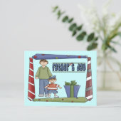 Carte Postale Fête des pères (Debout devant)