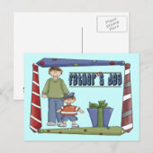 Carte Postale Fête des pères (Devant / Derrière)