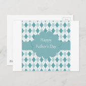 Carte Postale Fête des pères (Devant / Derrière)