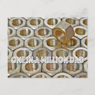Carte Postale Fête des pères des noix de cou sur un million