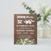 Carte Postale Fête des pères Eucalyptus Photo Parti BBQ (Debout devant)