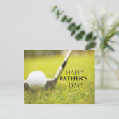 Carte Postale Fête des pères Golf (Debout devant)