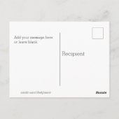 Carte postale fête des pères - Père spécial (Dos)