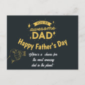 Carte Postale Fête des pères personnalisée (Devant)