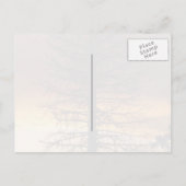 Carte postale fête des pères Wild Horse Sunset Car (Dos)