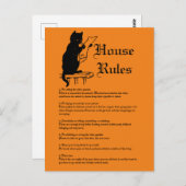 Carte Postale Fête d'Halloween (Devant / Derrière)