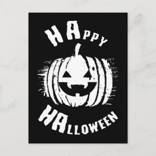 Carte Postale Fête d'Halloween Citrouille Joyeuse
