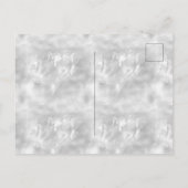 Carte Postale Fête d'Halloween Roses Noires Gothiques et Crâne (Dos)