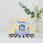 Carte Postale fête du bain (Debout devant)