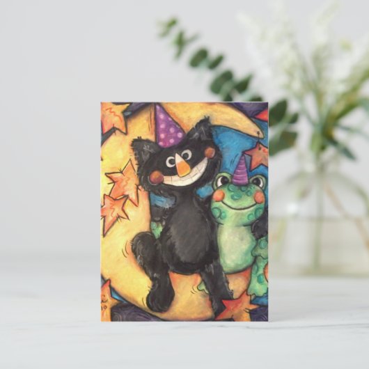 Carte Postale Fête du bain de lune (Debout devant)