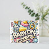 Carte Postale Fête du bébé à bord (Debout devant)