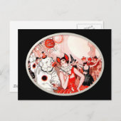 Carte Postale Fête du costume d'Halloween (Devant / Derrière)