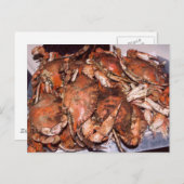 Carte Postale Fête du crabe (Devant / Derrière)