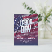 Carte Postale Fête du drapeau américain personnalisé (Debout devant)