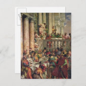 Carte Postale Fête du mariage à Cana (Devant / Derrière)