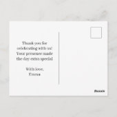 Carte Postale Fête du Poisson thème Texas MERCI (Dos)