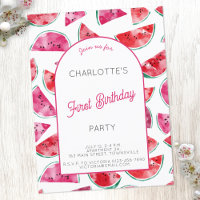 Fête du premier anniversaire à la pastèque