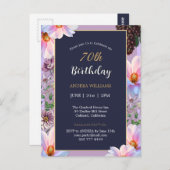 Carte Postale Fête du printemps 70e anniversaire (Devant / Derrière)