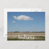 Carte Postale Fête du printemps de l'Indiana (Devant / Derrière)