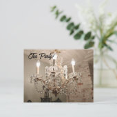 Carte Postale Fête du thé du lustre ! (Debout devant)