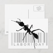 Carte Postale Fête du travail (Devant / Derrière)