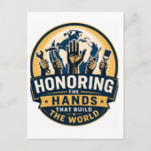 Carte Postale Fête du Travail  (Devant)