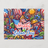 Carte Postale Fête du Travail (Devant)