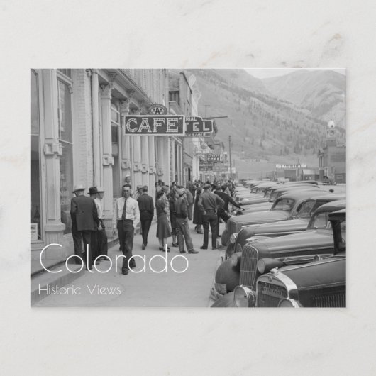 Carte Postale Fête Du Travail À Silverton, Colorado, 1940 (Devant)