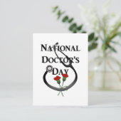 Carte Postale Fête nationale du médecin (Debout devant)