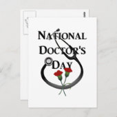 Carte Postale Fête nationale du médecin (Devant / Derrière)