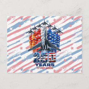 Carte Postale Fête patriotique du 250e anniversaire du 4 juillet